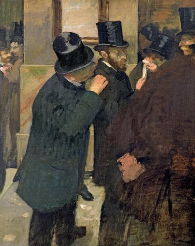 An der Börse, ca. 1878-79 von Edgar Degas